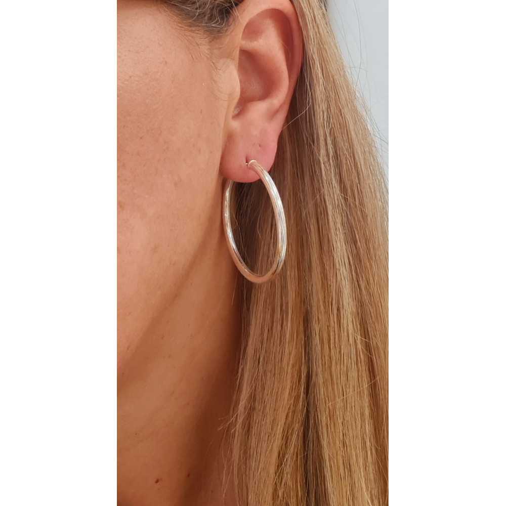 Silver Sweet Apple Hoops | Sweet Apple